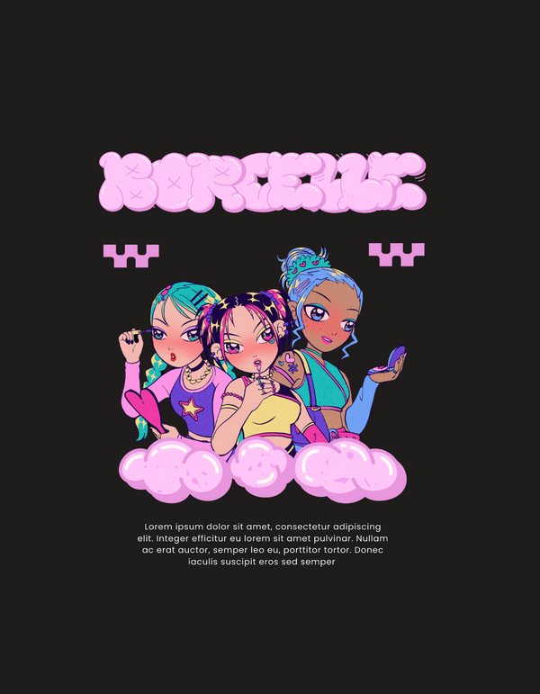Living in a Barbie world, one dream at a time/𝔇𝔪𝔬𝔫𝔨 𝔠𝔩𝔬𝔱𝔥𝔦𝔫𝔤 oversized T-shirt for girls