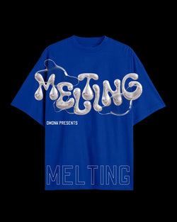 Melting graphic oversized T-shirt